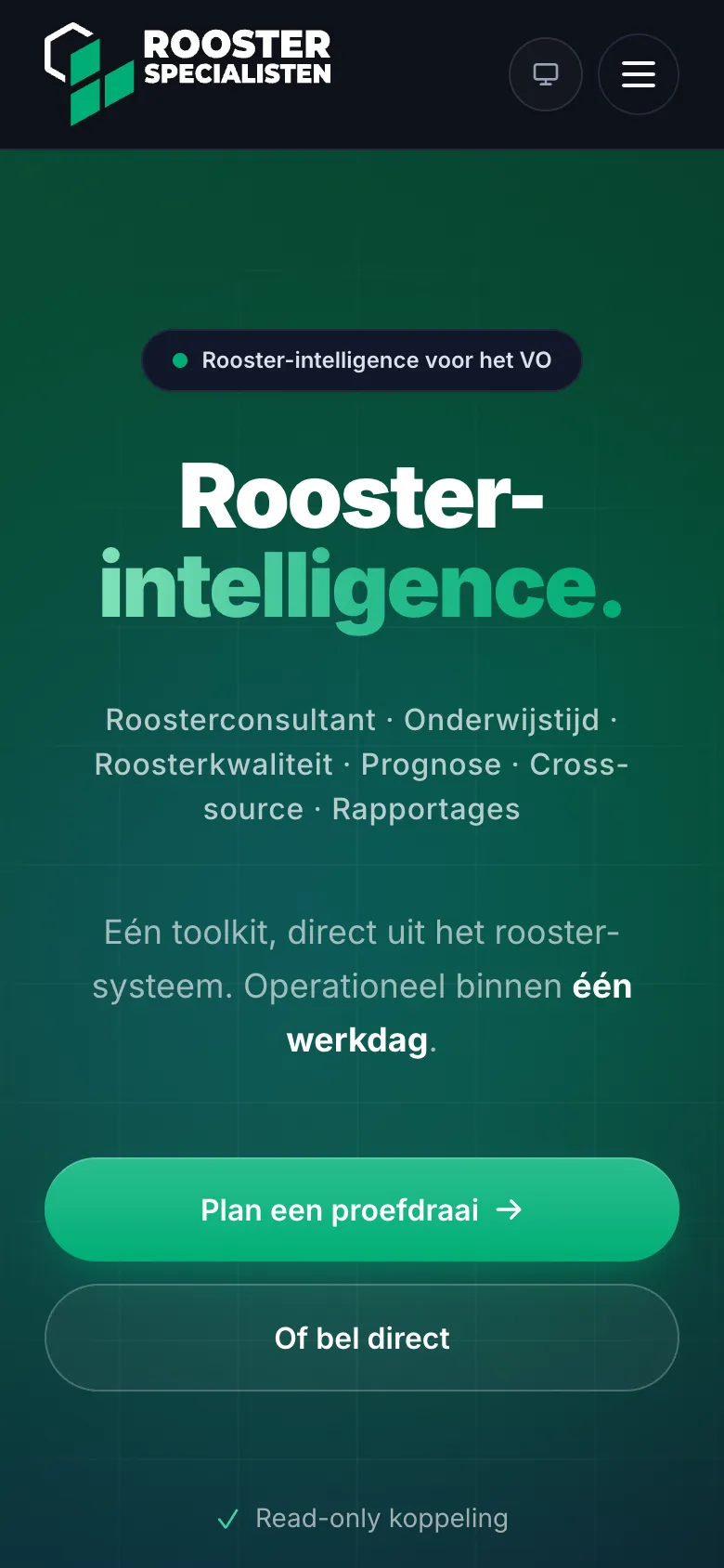 Roosterspecialisten mobile